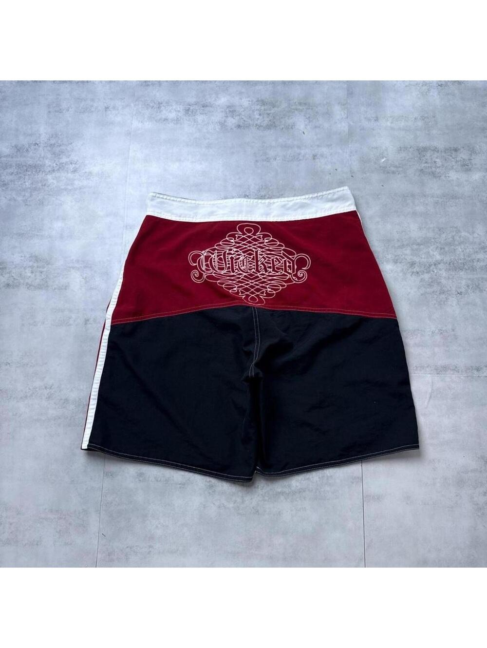 Y2K Five Points Wicked 00s Board Surf Shorts